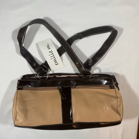 Two-Tone Women's Satchel - Picture 1 of 10